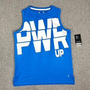 NEW! Xersion Boys Tank Top Blue Quick Dry Medium 10/12 Stretch $20 Sporty Athlet